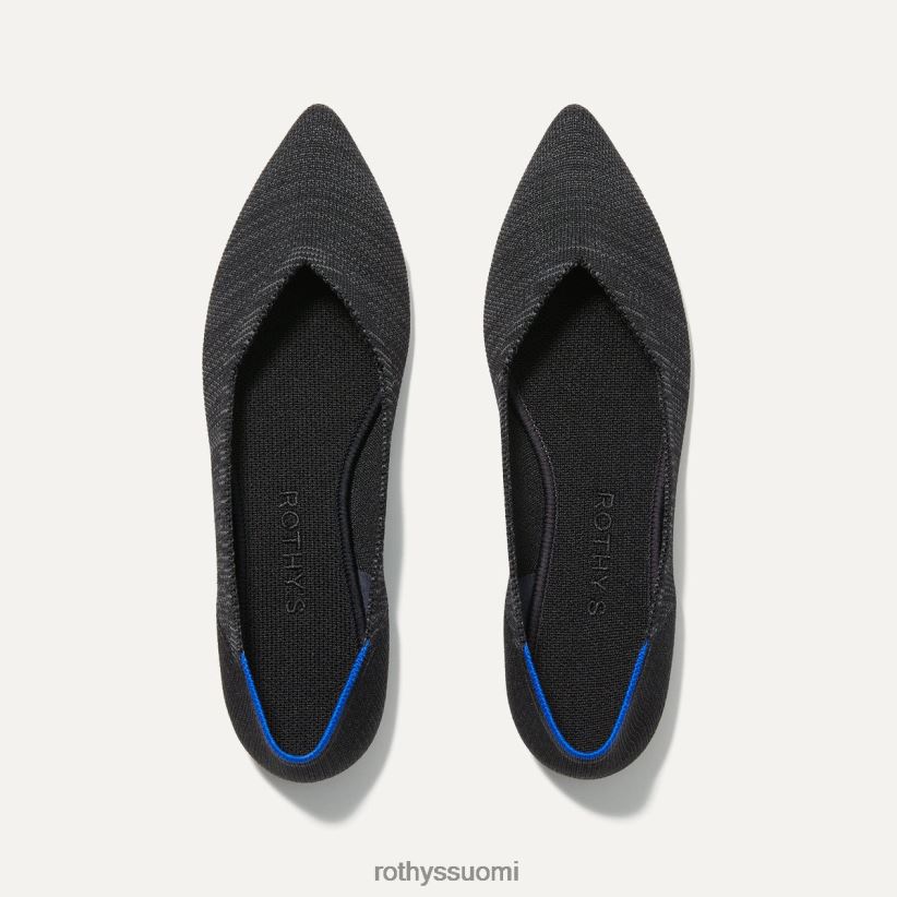 kenkä Rothy's pointti kanerva musta naiset 0JD8JR13