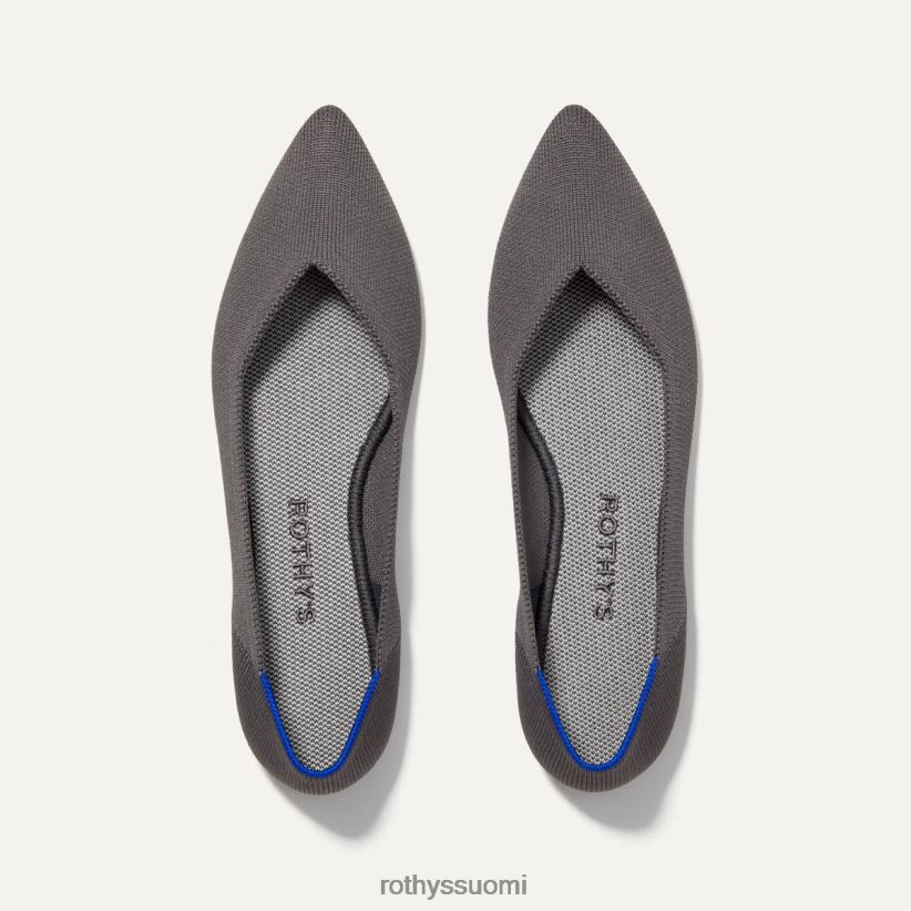 kenkä Rothy's pointti kivi harmaa naiset 0JD8JR12