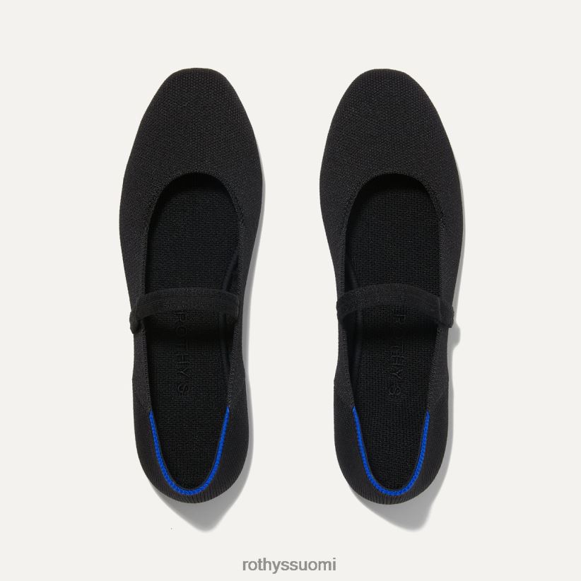 kenkä Rothy's neliö mary jane musta naiset 0JD8JR81